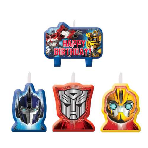 Transformers Candle Set - Click Image to Close